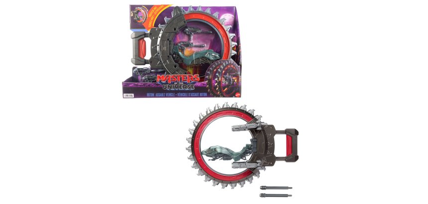 Masters of the Universe 2026 Movie Roton Vehicle 5.5 Inch Scale, 2 Rotating Blades & 2 Sets Blasters