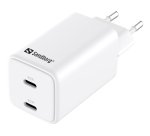 Sandberg AC Charger Dual USB-C PD65W EU