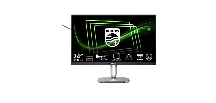 Philips 5000 series 24B2G5301/00 écran plat de PC 60,5 cm (23.8") 1920 x 1080 pixels Full HD LCD Noir