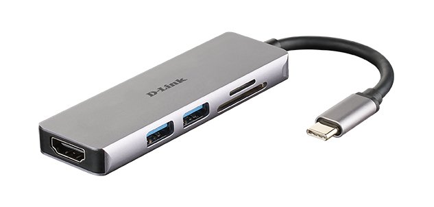 D-Link DUB-M530 station d'accueil Avec fil USB 3.2 Gen 1 (3.1 Gen 1) Type-C Aluminium