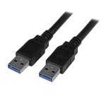 StarTech.com Câble USB 3.0 (5Gbps) A vers A de 3 m - M/M - Noir