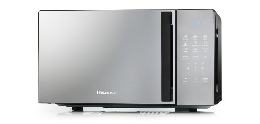Hisense H20MOMBS4HG microwave Silver Grill microwave Countertop 20 L 700 W