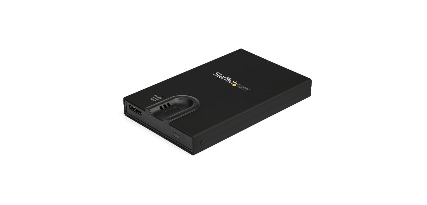 StarTech.com Boîtier de disque dur SATA de 2,5" crypté - Accès par empreinte digitale
