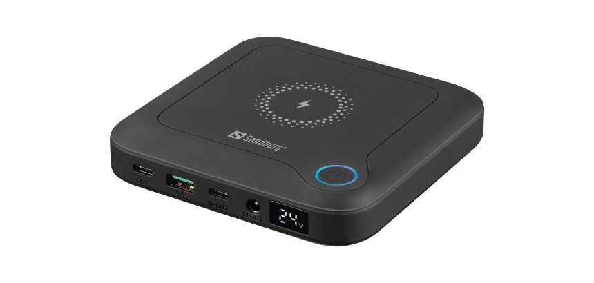 Sandberg 420-57 Powerbank 24000 mAh Kabelloses Laden Schwarz