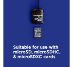 Integral INCRMSDMINIUSB lecteur de carte mémoire USB 2.0 Noir