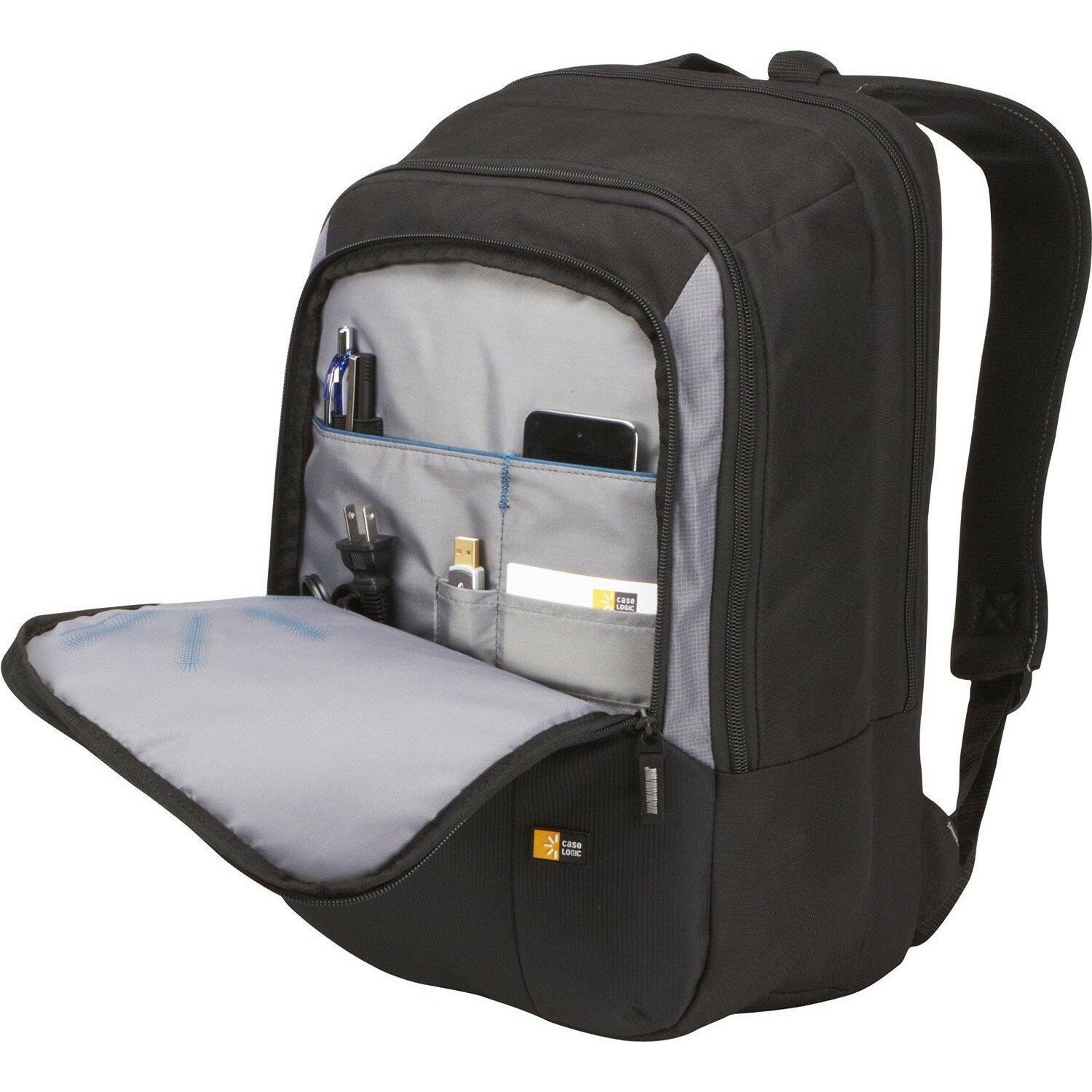 Sac a dos pour PC portable 43 2 cm 17 Case LOGIC VNB217 noir sur bruneau