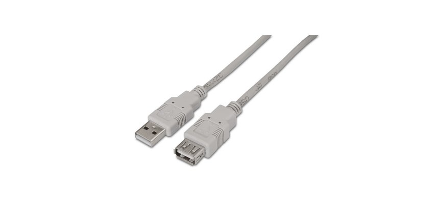 AISENS A101-0012 cable USB USB 2.0 1 m USB A Beige