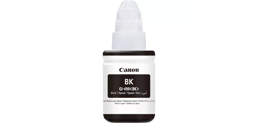 Canon bouteille encre noir GI-490BK
