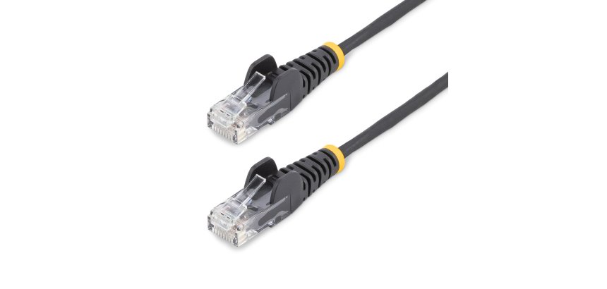 StarTech.com N6PAT150CMBKS câble de réseau Noir 1,5 m Cat6 U/UTP (UTP)