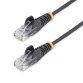 StarTech.com Cable Cat6 de 50cm - Delgado - con Conectores RJ45 sin Enganches - Negro