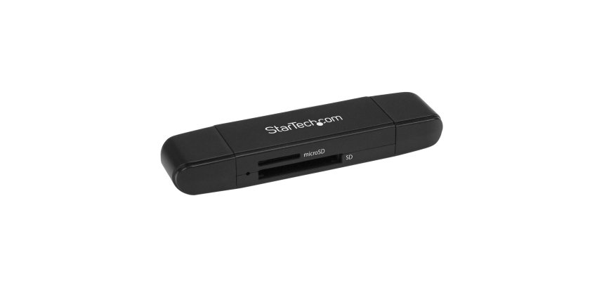 StarTech.com Lecteur de Cartes SD USB C et USB 3.0, Lecteur de Cartes Mémoire USB, SD, MicroSD, MMC, UHS-I, Adaptateur de Cartes USB-C et USB-A - Fonctionne avec Tous les Systèmes d'Exploitation