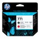 HP 771 tête d'impression DesignJet noir mat/rouge chromatique