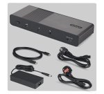 StarTech.com 206UE-TB5USB4DOCK station d'accueil Avec fil Thunderbolt 5 Noir, Gris
