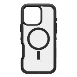 OtterBox Defender Series XT Clear pour MagSafe pour Apple iPhone 16 Pro Max, Dark Side