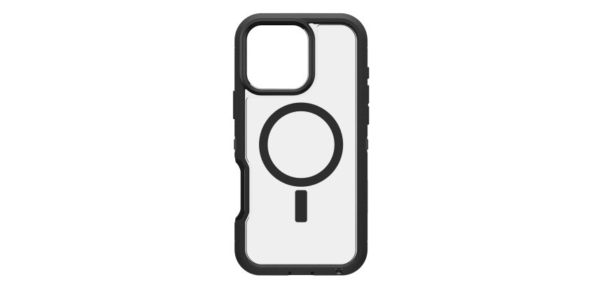 OtterBox Defender Series XT Clear pour MagSafe pour Apple iPhone 16 Pro Max, Dark Side