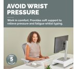 Fellowes Keyboard Wrist Rest Breyta Keyboard Wrist Support with Antibacterial Protection Ergonomic Wrist Support Sand