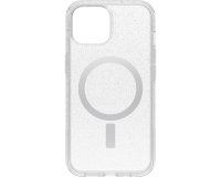 OtterBox Symmetry Series Clear voor MagSafe voor iPhone 15, Stardust (Clear Glitter)