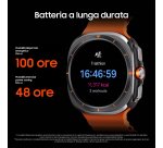 Samsung Galaxy Watch Ultra 2025 (Titanium Blue, LTE, 47mm) Smartwatch Galaxy AI, Design resistente agli urti, Batteria a lunga durata, Cassa in titanio di grado aerospaziale