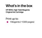 HP 951XL High Yield Magenta Original Ink Cartridge