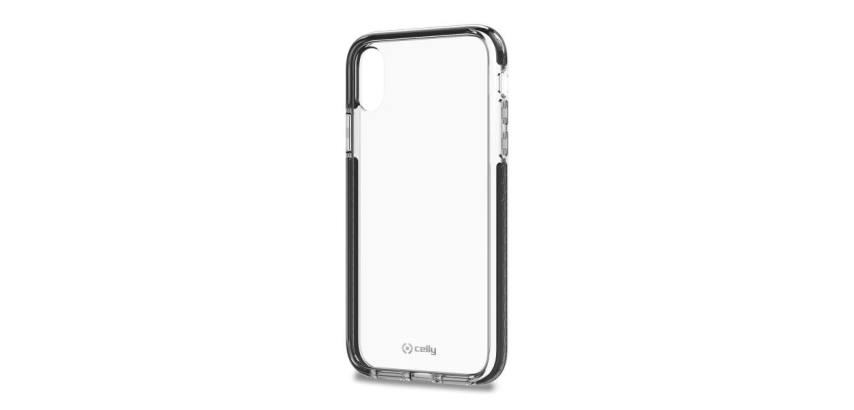 Celly HEXAGON998BK custodia per cellulare 15,5 cm (6.1") Custodia con bordo Nero, Trasparente