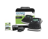 DYMO LabelManager 210D+ Handheld Label Maker Kit | QWERTY Keyboard | with 12mm Black on White D1 Labels & Carrying Case