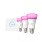 Philips Hue White and colour ambience Starter kit: 3 E27 smart bulbs (1100)