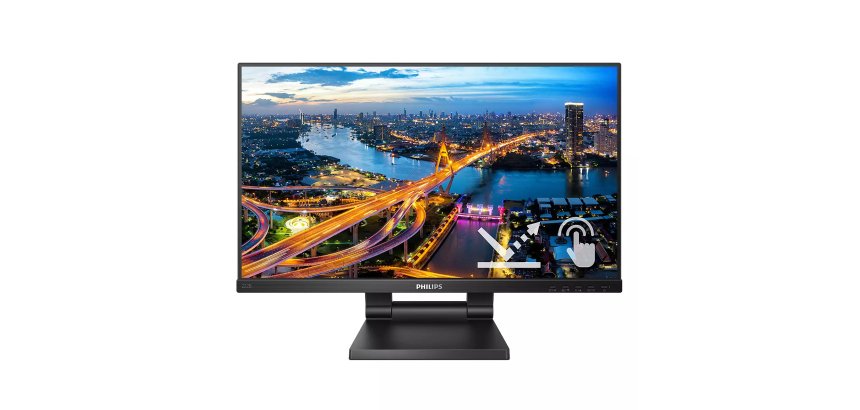 Philips B Line 222B1TC/00 pantalla para PC 54,6 cm (21.5") 1920 x 1080 Pixeles Full HD LED Pantalla táctil Negro