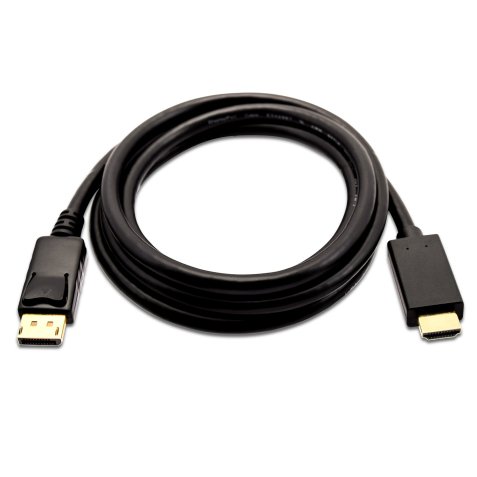 V7 DisplayPort a HDMI 3 metros color negro