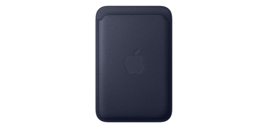 Apple Portafoglio MagSafe in tessuto FineWoven per iPhone - Blu navy