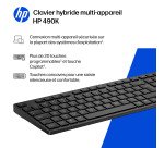 HP Multi-DeviceDual-ModeKBD490K FR clavier Maison USB + Bluetooth QWERTY Anglais Noir