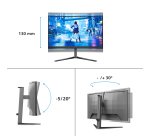 Philips Evnia 5000 27M2C5200W/00 écran plat de PC 68,6 cm (27") 1920 x 1080 pixels Full HD LCD Gris