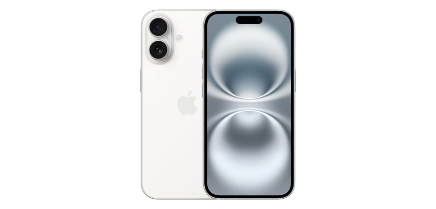 Apple iPhone 16 15,5 cm (6.1") SIM doble iOS 18 5G USB Tipo C 128 GB Blanco