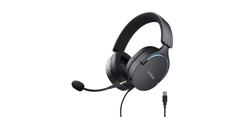 Trust GXT 490 FAYZO Casque Avec fil Arceau Gaming USB Type-A Noir