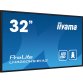 iiyama LH3260HS-B1AG Écran d'affichage dynamique Carte A numérique 80 cm (31.5") LED Wifi 500 cd/m² Full HD Noir Intégré dans le processeur Android 11 24/7