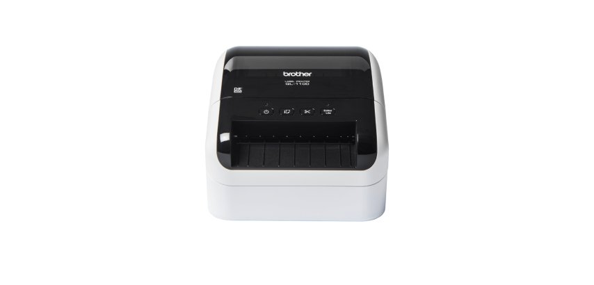 Brother QL-1100C stampante per etichette (CD) Termica diretta 300 x 300 DPI 110 mm/s Cablato