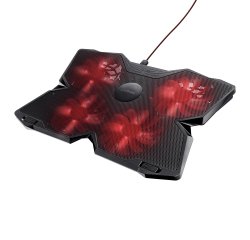 Trust GXT 278 laptop cooling pad 43.9 cm (17.3") Black