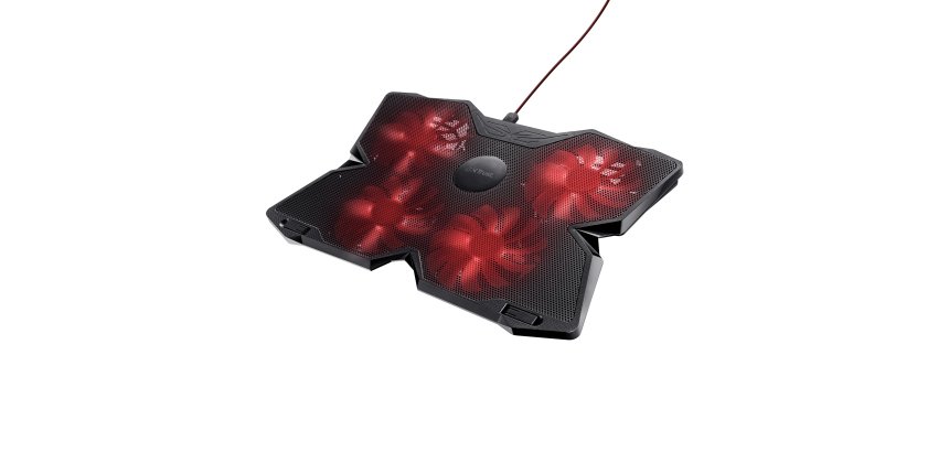 Trust GXT 278 système de refroidissement pour ordinateurs portables 43,9 cm (17.3") Noir