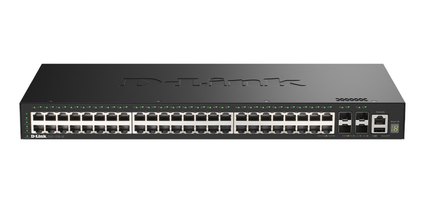 D-Link DGS-1530-52/E commutateur réseau Géré L2 Gigabit Ethernet (10/100/1000) Noir