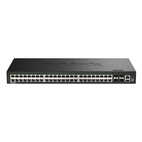 D-Link DGS-1530-52/E commutateur réseau Géré L2 Gigabit Ethernet (10/100/1000) Noir