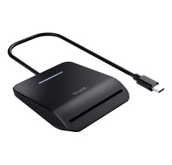 Trust Primo smart card reader Indoor USB USB Type-C Black