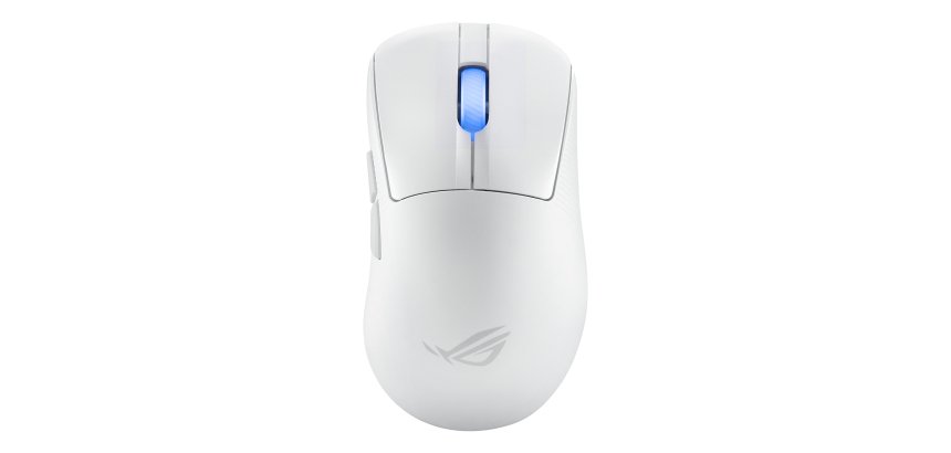 ASUS ROG Keris II Ace Wireless AimPoint White mouse Gaming Right-hand RF Wireless + Bluetooth + USB Type-A Optical 42000 DPI