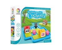 Jeu interdacta les 3 petits cochons 1 plateau + 3 maisons + 3 cochons + 1 loup + 1      livret + 1 livre avec le