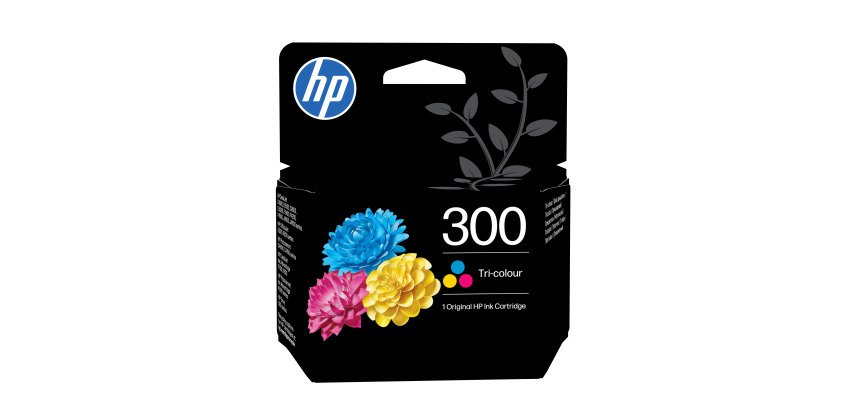 HP 300 pack de 2 cartouches d'encre noir/trois couleurs authentiques
