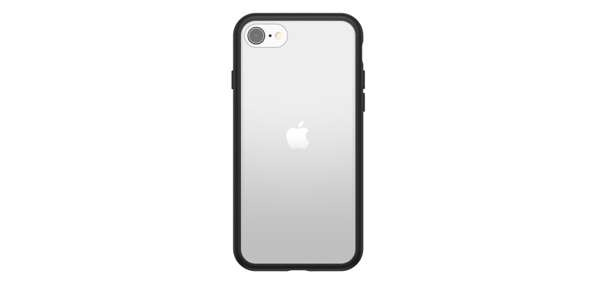 OtterBox React Series pour Apple iPhone SE (2nd gen)/8/7, transparente/noir - produits livrés sans emballage