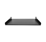 StarTech.com Étagère Rack 19 pouces 1U - Plateau Rackable Universel - Étagère Baie de Brassage - Étagère Cantilever Rack 19" - Capacité 25kg - Rangement Rack Informatique - Profondeur 30cm (12"), Noir