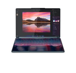 Lenovo Yoga Book 9 14IAH10 Intel Core Ultra 7 255H Hybride (2-en-1) 35,6 cm (14") Écran tactile 2.8K 32 Go LPDDR5x-SDRAM 1 To SSD Wi-Fi 7 (802.11be) Windows 11 Home Français Bleu