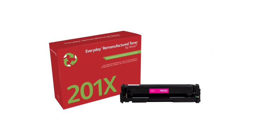 Everyday™ Magenta Remanufactured Toner by Xerox compatible with HP 201X (CF403X), High capacity