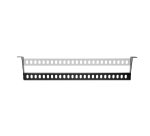 StarTech.com Pannello passacavi montabile a rack 1U con profondità regolabile, Guida di supporto per cavi per server/armadi rack da 19", Cable management panel per pannelli patch/switch/PDU