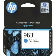 HP 963 Cartouche d'encre cyan authentique