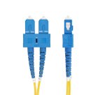 StarTech.com 1m SC naar SC (UPC) OS2 Single Mode Duplex Glasvezel Kabel, 9/125µm, Laser Optimized, 40G/100G, Flexibel Buigen, Low Insertion Loss, LSZH Fiber Patchkabel